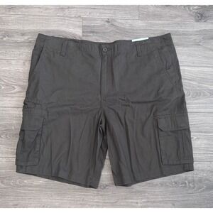 Magellan Outdoors Mens Hickory Canyon Cargo Shorts Slate 42W Outdoor Fish Golf